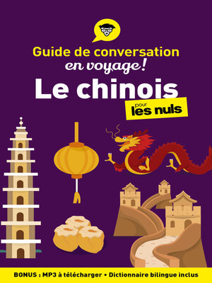 cover image of Guide de conversation Le chinois pour les Nuls en voyage, 3e ed